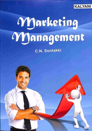 Book cover number 1 for Marketing Management written by C. N. Sontakki published by Kalyani Publishers