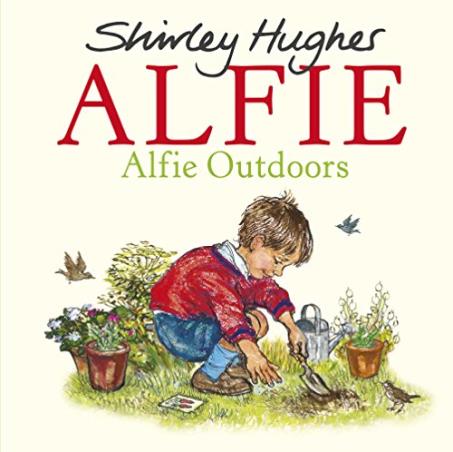 Book cover number 1 for Alfie Outdoors written by Shirley Hughes published by Random House