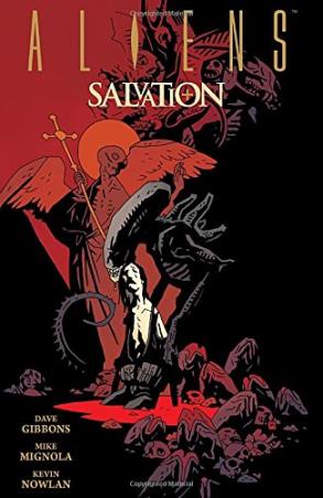 Book cover number 1 for Aliens : Salvation written by Mike Mignola published by Dark Horse Books