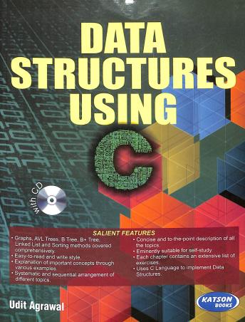 Book cover number 1 for Data Structure Using C written by Udit Agarwal published by S. K. Kataria & Sons
