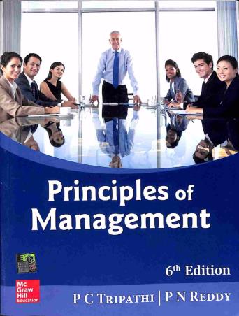 Book cover number 1 for Principles Of Management written by P. C. Tripathi, P. N. Reddy published by McGraw Hill Education Private Limited