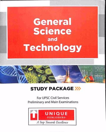 Book cover number 1 for General Science And Technology written by Vishal Mishra published by Unique Publishers