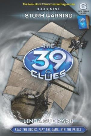 Book cover number 1 for The 39 Clues -9 : Storm Warning written by Linda Sue Park published by Scholastic