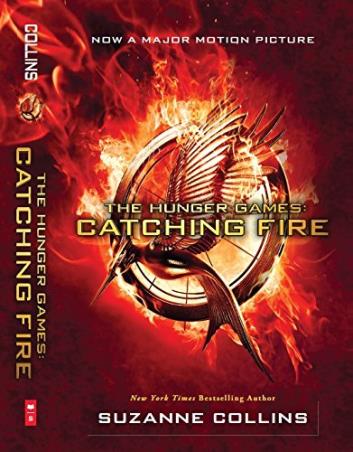 Book cover number 1 for The Hunger Games : The Catching Fire written by Suzanne Collins published by Scholastic