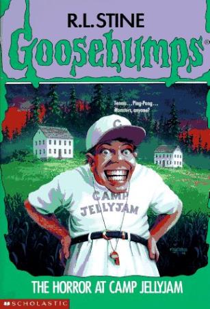 Book cover number 1 for Goosebumps -33 : The Horror At Camp Jellyjam written by R. L. Stine published by Scholastic