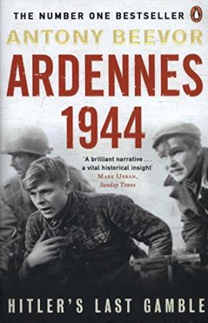 Book cover number 1 for Ardennes 1944 written by Antony Beevor published by Penguin Books