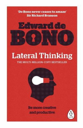 Book cover number 1 for Lateral Thinkng written by Edward De Bono published by Penguin Books
