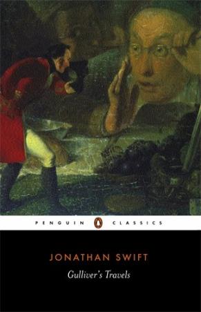 Book cover number 1 for Gulliver's Travels written by Jonathan Swift published by Penguin Classics
