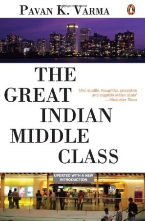 Book cover number 1 for The Great Indian Middle Class written by Pavan K. Varma published by Penguin Books