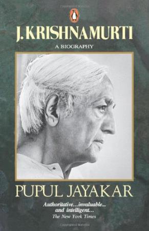Book cover number 1 for J. Krishnamurti : A Biography written by Pupul Jayakar published by Penguin Books