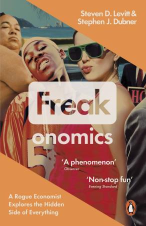Book cover number 1 for Freakonomics written by Steven D. Levitt published by Penguin Books