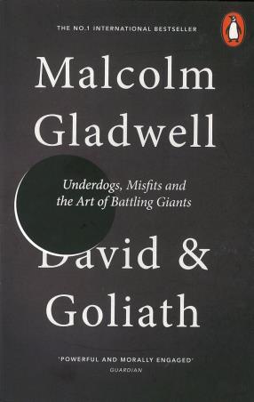 Book cover number 1 for David And Goliath written by Malcolm Gladwell published by Penguin Books