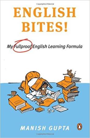 Book cover number 1 for English Bites! My Fullpro Of English Learning Formula written by Manish Gupta published by Penguin Books