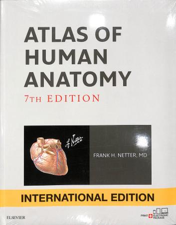 Book cover number 1 for Atlas Of Human Anatomy written by Frank H. Netter published by Elsevier