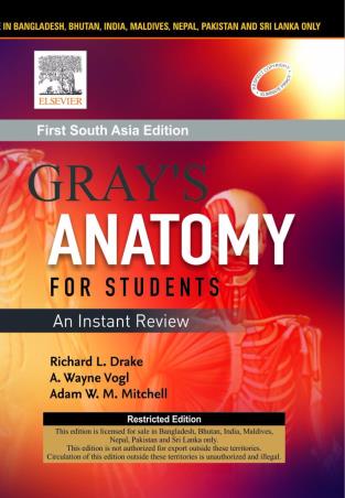 Book cover number 1 for Gray's Anatomy for Students : An Instant Review written by Richard L. Drake, A. Wayne Vogl, Adam W. M. Mitchell published by Elsevier