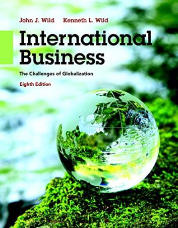 Book cover number 1 for International Business: The Challenges of Globalization written by John J. Wild, Kenneth L. Wild published by Pearson Education