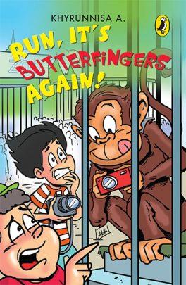 Book cover number 1 for Run, It's Butterfingers Again! written by Khyrunnisa A. published by Puffin