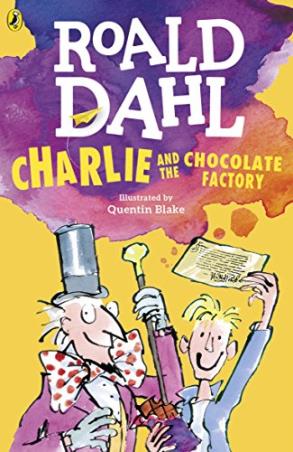 Book cover number 1 for Charlie And The Chocolate Factory written by Roald Dahl published by Puffin