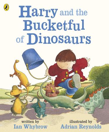 Book cover number 1 for Harry And The Bucket Full of Dinosaurs written by Ian Whybrow published by Puffin