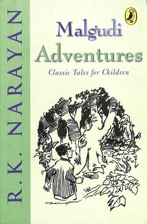 Book cover number 1 for Malgudi Adventures written by R. K. Narayan published by Puffin
