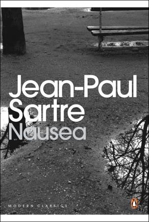 Book cover number 1 for Nausea written by Jean-Paul Sartre published by Penguin Modern Classics
