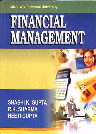 Book cover number 1 for Financial Management written by R. K. Sharma, Shashi K. Gupta, Neeti Gupta published by Kalyani Publishers