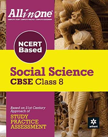 Book cover number 1 for All In One Social Science CBSE Class 8 written by Madhumita Pattrea, Farah Sultan published by Arihant Prakashan