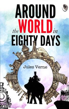 Book cover number 1 for Around The World in Eighty Days written by Jules Verne published by Fingerprint Publishing