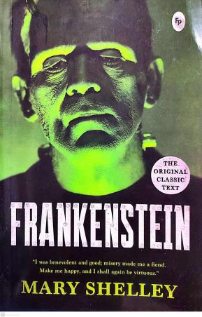 Book cover number 1 for Frankenstein written by Marry Shelley published by Fingerprint Publishing