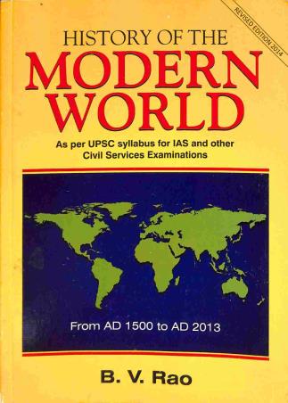 Book cover number 1 for History of Modern World written by B. V. Rao published by Sterling Publishers Private Limited