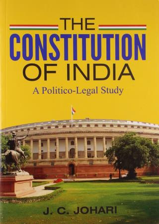 Book cover number 1 for The Constitution of India: A Politico-Legal Study written by J. C. Johari published by Sterling Publishers Private Limited