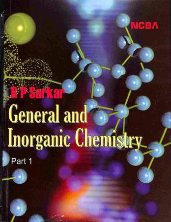 Book cover number 1 for General And Inorganic Chemistry Volume 1 written by R. P. Sarkar published by New Central Book Agency (P) Ltd