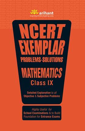 Book cover number 1 for NCERT Exemplar Problems Solutions Mathematics Class 9 written by Amit Rastogi published by Arihant Prakashan