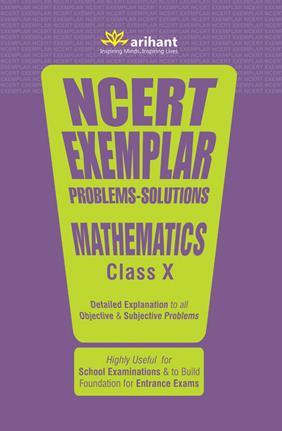 Book cover number 1 for NCERT Exemplar Problems Solutions Mathematics Class 10 written by Amit Rastogi, Neha Tyagi published by Arihant Prakashan