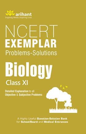 Book cover number 1 for NCERT Exemplar Problems Solutions Biology Class 11 written by Poonam Singh published by Arihant Prakashan