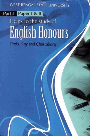 Book cover number 1 for Helps To The Study Of English Honours Part 1 Paper I & II written by Roy, Chakraborty published by Joydurga Library Pvt. Ltd.