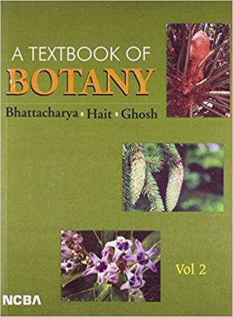 Book cover number 1 for A Textbook Of Botany Volume 2 written by Kashinath Bhattacharya, Gopinath Hait, Ashim Kumar Ghosh published by New Central Book Agency (P) Ltd
