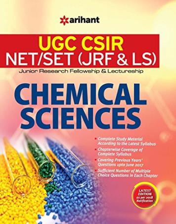 Book cover number 1 for UGC CSIR NET/SET (JRF & LS) Chemical Science written by Preeti Gupta, Aditya Tomar, Naveen Sharma published by Arihant Publications (India) Limited