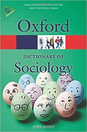 Book cover number 1 for Oxford Dictionary Of Sociology written by John Scott published by Oxford University Press