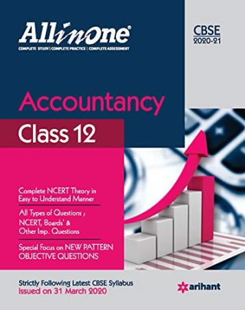 Book cover number 1 for All In One Accountancy CBSE Class 12 written by Ritu Batra, Richa Makkar published by Arihant Prakashan