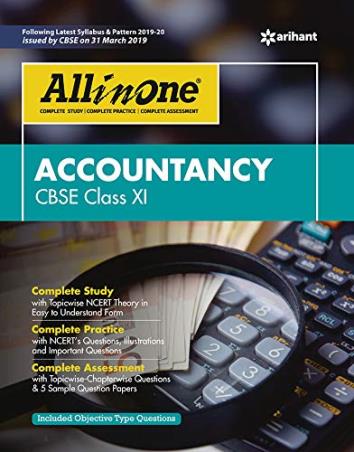 Book cover number 1 for All in One Accountancy CBSE Class 11 (2019-20) written by Richa Makkar published by Arihant Prakashan