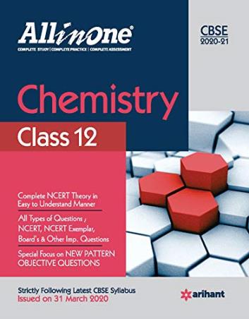 Book cover number 1 for All In One Chemistry CBSE Class 12 written by Indu Gupta, Avantika Trivedi published by Arihant Prakashan