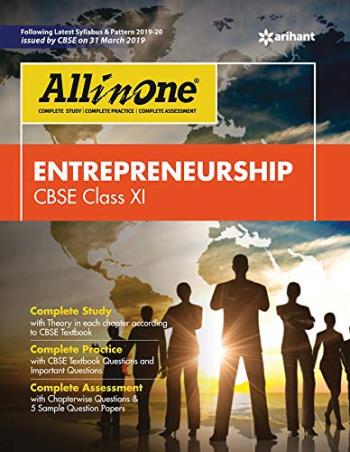 Book cover number 1 for All In One Entrepreneurship CBSE Class 11 written by Ritu Batra published by Arihant Prakashan