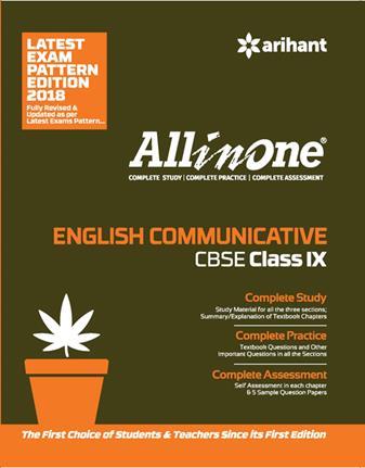 Book cover number 1 for All In One English Communicative CBSE Class 9 written by Gajendra singh published by Arihant Prakashan