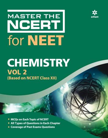 Book cover number 1 for Master The NCERT For NEET Chemistry Volume- 2 written by Narendra Jha published by Arihant Prakashan