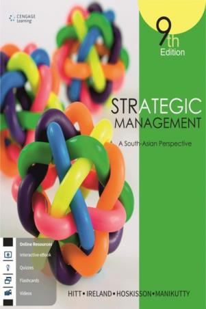 Book cover number 1 for Strategic Management: A South-Asian Perspective written by Michael A. Hitt, R. Duane Ireland, Robert E. Hoskisson published by Cengage Learning India Private Limited