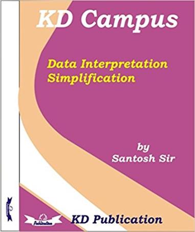 Book cover number 1 for KD Campus Data Interpretation Simplification written by Santosh Kumar published by KD Publication