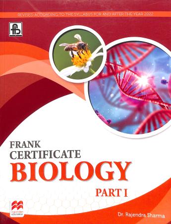 Book cover number 1 for Frank Certificate Biology Class 9 Part 1 (2022) written by Rajendra Sharma published by Frank Bros. & Co.