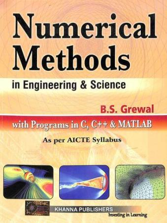 Book cover number 1 for Numerical Methods In Engineering & Science written by B. S. Grewal published by Khanna Publishers