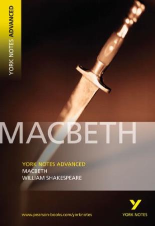 Book cover number 1 for Macbeth: York Notes Advanced written by William Shakespeare published by Longman